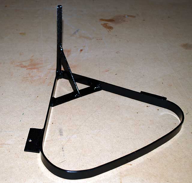 Complete shelf support frame